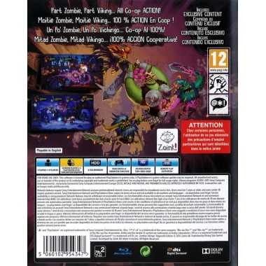 Cover Frontale Zombie Vikings: Ragnarok Edition PlayStation PS4