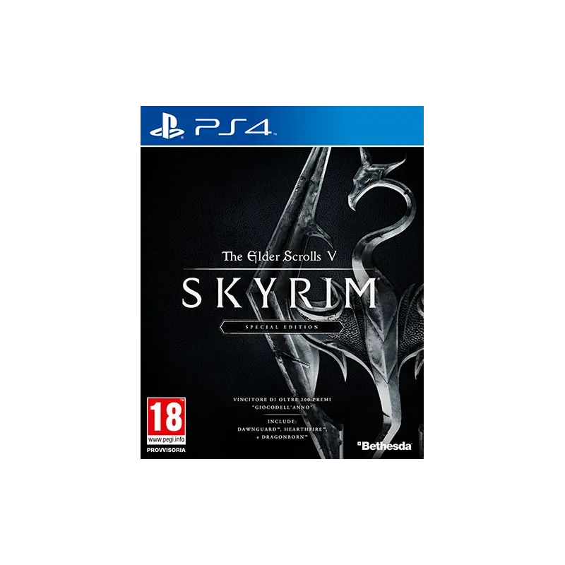 Cover Frontale Skyrim Special Edition PlayStation PS4