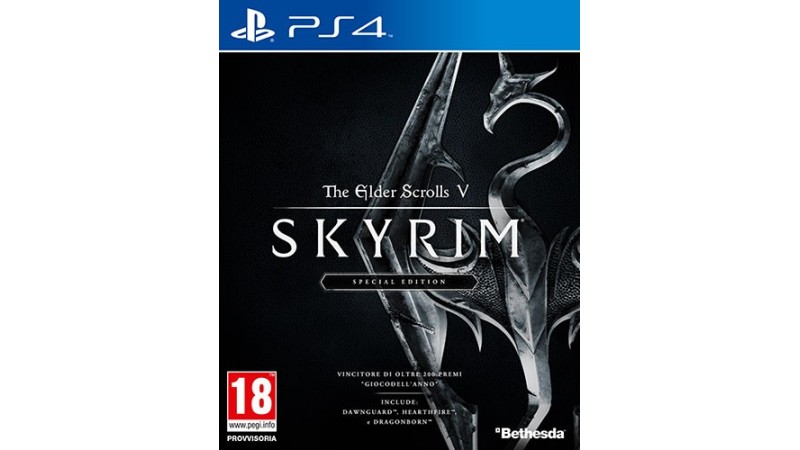 Cover Frontale Skyrim Special Edition PlayStation PS4