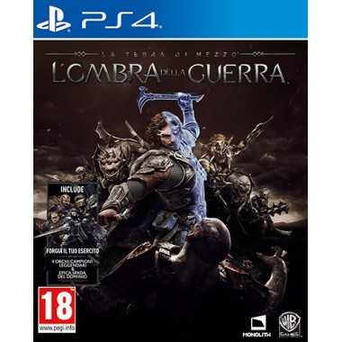 Cover Frontale La Terra di Mezzo Ombra della Guerra PlayStation PS4