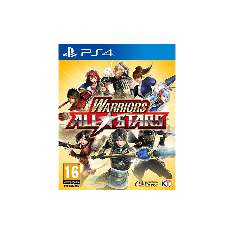 Cover Frontale Warriors All-Stars PlayStation PS4