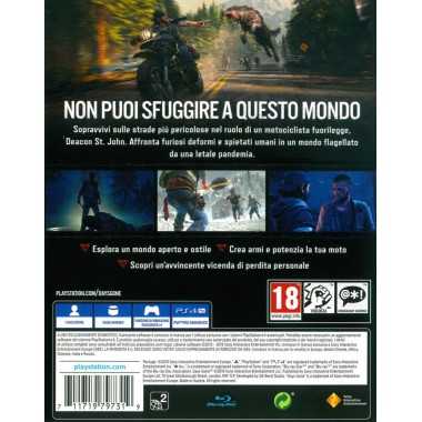 Cover Frontale Days Gone PlayStation PS4