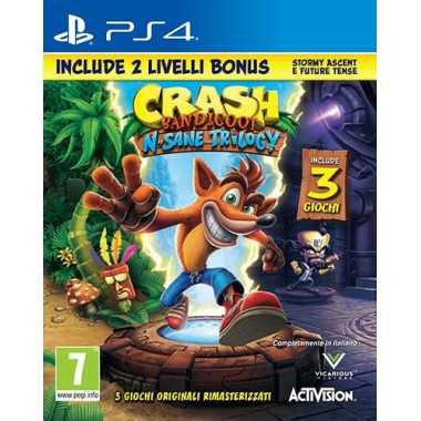 Cover Frontale Crash Bandicoot N.Sane Trilogy 2.0 PlayStation PS4