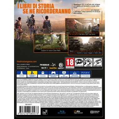 Cover Frontale Tom Clancy's The Division 2 PlayStation PS4