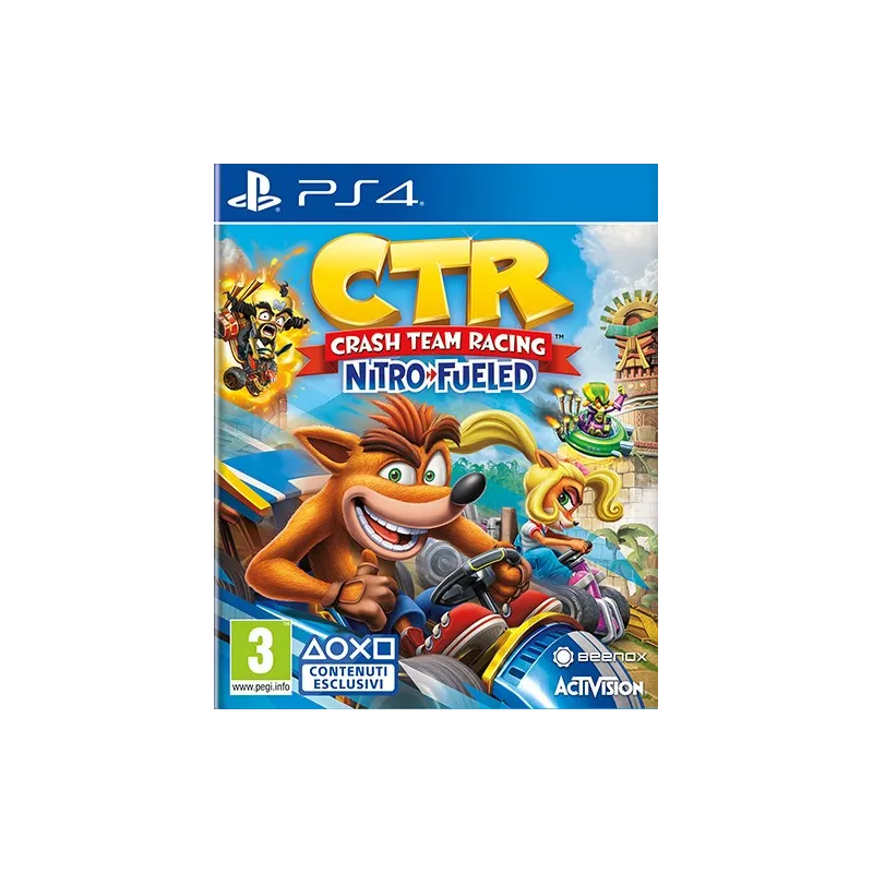 Cover Frontale Crash Team Racing: Nitro-Fueled PlayStation PS4