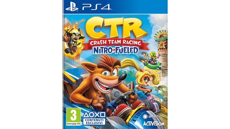 Cover Frontale Crash Team Racing: Nitro-Fueled PlayStation PS4