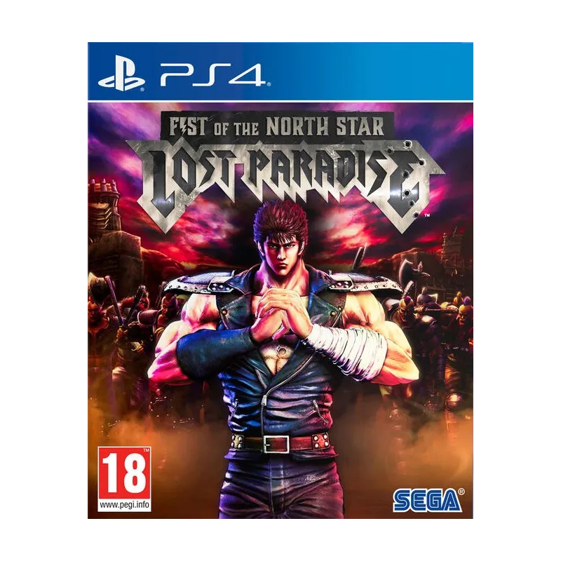 Cover Frontale Fist of the North Star - Lost Paradise PlayStation PS4