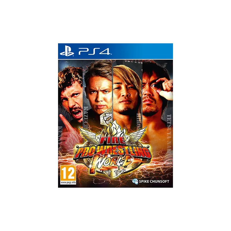 Cover Frontale Fire Pro Wrestling World PlayStation PS4