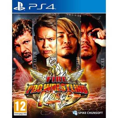 Cover Frontale Fire Pro Wrestling World PlayStation PS4