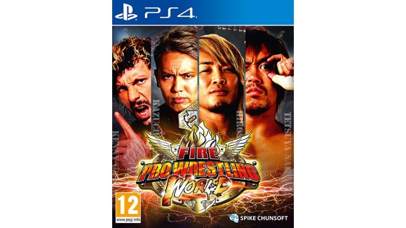 Cover Frontale Fire Pro Wrestling World PlayStation PS4