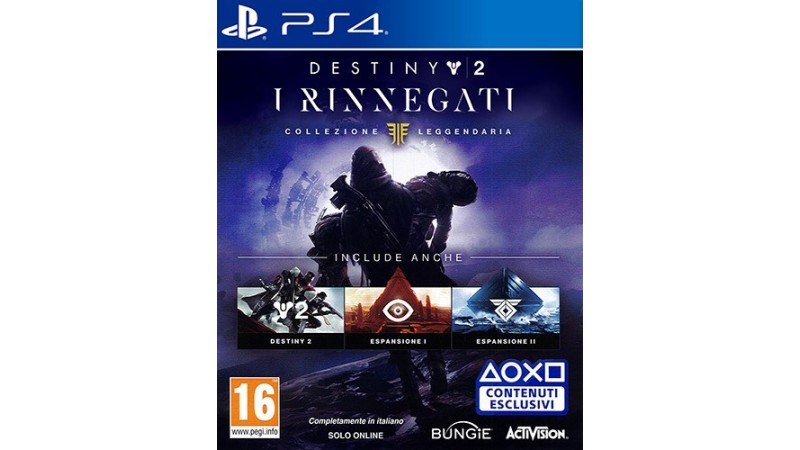 Cover Frontale Destiny 2: I Rinnegati Collezione Leggendaria PlayStation PS4