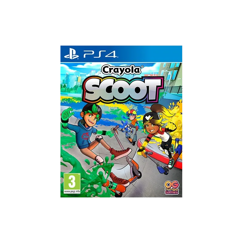 Cover Frontale Crayola Scoot PlayStation PS4