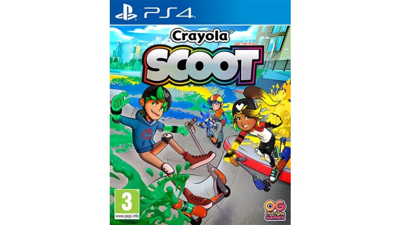 Cover Frontale Crayola Scoot PlayStation PS4