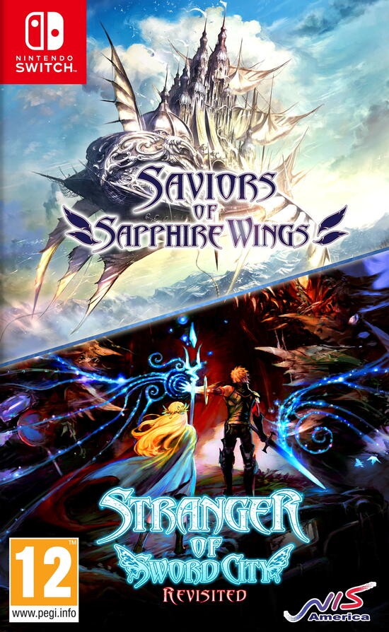 Cover Frontale Saviors Of Sapphire Wings + Stranger Of Sword City (Revisited) Nintendo Switch