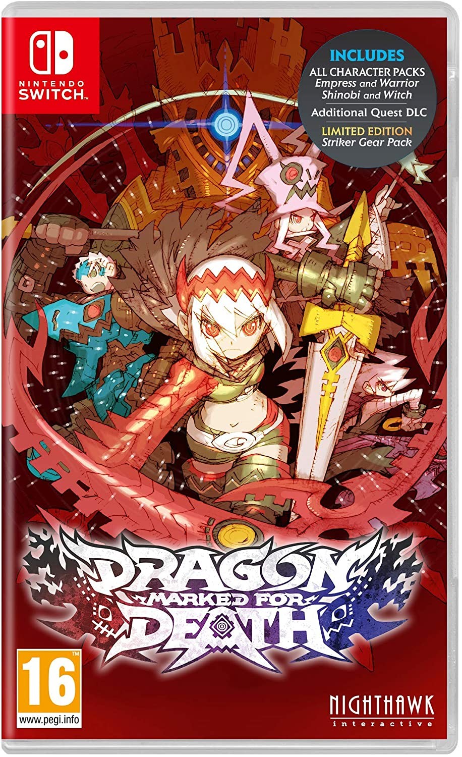 Cover Frontale Dragon Marked for Death Nintendo Switch