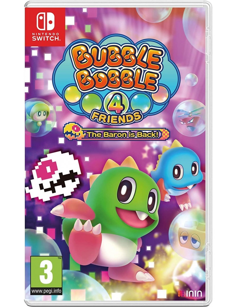 Cover Frontale Bubble Bobble 4 Friends - The Baron is back! Nintendo Switch