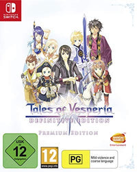 Cover Frontale Tales Of Vesperia: Definitive Edition Premium  Nintendo Switch