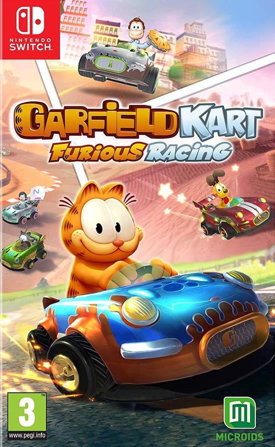 Cover Frontale Garfield Kart Nintendo Switch