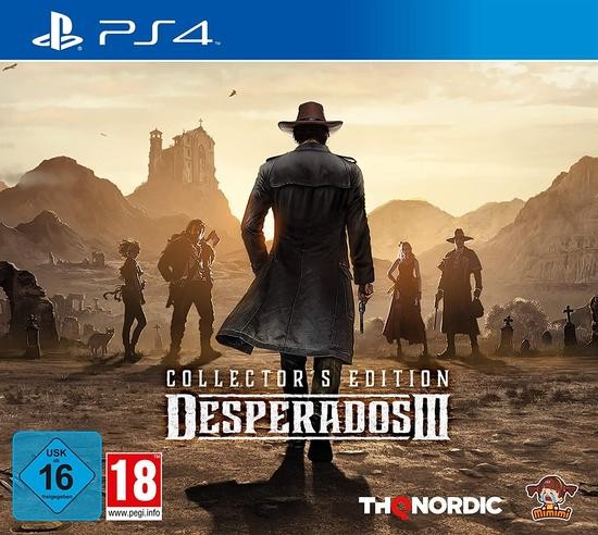 Cover Frontale Desperados III Collector's Edition PlayStation PS4