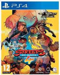 Cover Frontale Streets of rage 4 PlayStation PS4