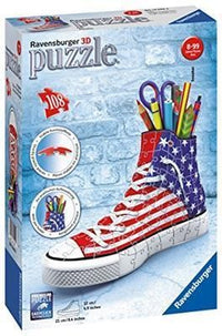 Sneaker Flag Puzzle 3D Portapenne Ravensburger