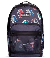 Difuzed Attack on Titan Backpack Zaino