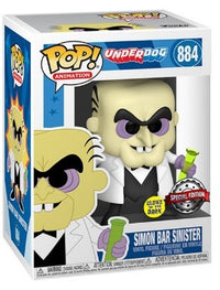 Funko Pop! "Underdog": Simon Bar Sinister (884)(Glows in the Dark/Special Edition)