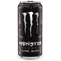 Monster Energy Drink "Ultra Black" Zero Sugar (500ml)