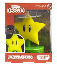 Paladone Icons: Super Mario Super Star Light (9cm)