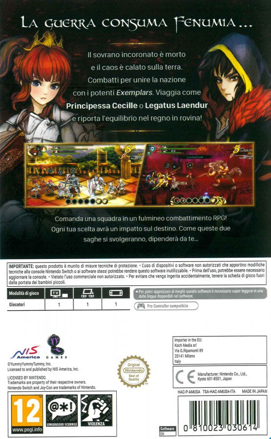 Cover Retro Fallen Legion: Rise to Glory Nintendo Switch