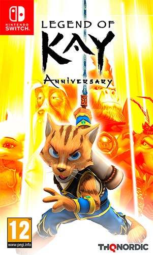 Cover Frontale Legend of Kay - Anniversary Nintendo Switch