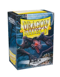 [PREORDER] Dragon Shield Black Matte 100 Standard Size Sleeves