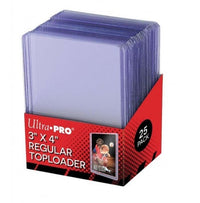 Ultra Pro 3"x4" Regular Toploader 25 Pack