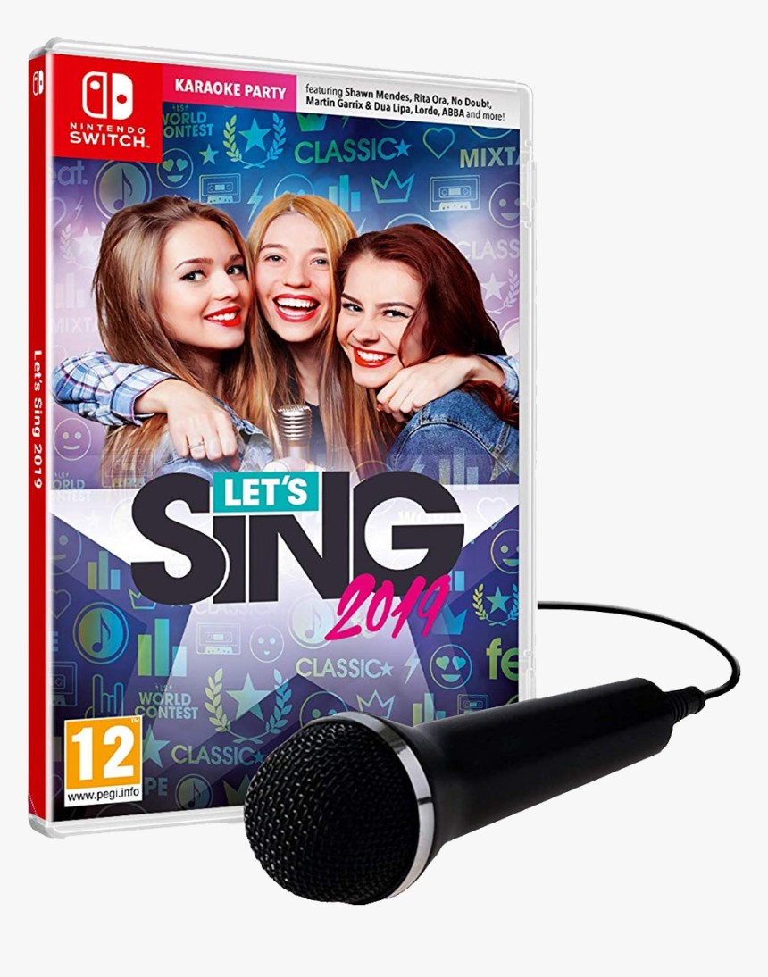 Cover Frontale Let's Sing 2019 + Mic Nintendo Switch