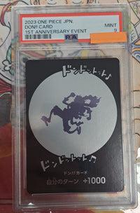 2023 One Piece JPN: Don!! Card 1ST Anniversary Event PSA Mint 9 (Ed. Jap)