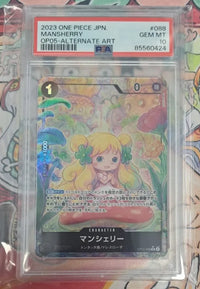2023 One Piece JPN.: OP05-088 Mansherry (OP05-Alternate Alt) PSA GEM MT10