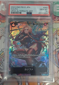 2023 One Piece JPN.: OP03-081 Kalifa (OP03-Alternate Art) PSA GEM MT10