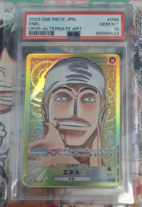 2023 One Piece JPN.: OP05-098 Enel (OP05-Alternate Art) PSA GEM MT10