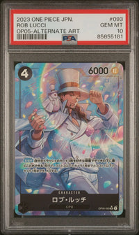 2023 One Piece JPN.: OP05-093 Rob Lucci (OP05-Alternate Art) PSA GEM MT10