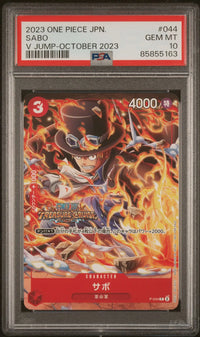 2023 One Piece JPN.: P-044 Sabo (V Jump-October 2023) PSA GEM MT10