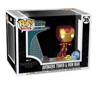 Funko Pop! The Infinity Saga: Avengers Tower & Iron Man (35)(Special Edition/Glows in the Dark)