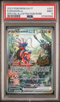 2023 Pokémon SVI IT: 247 Koraidon-EX (Special Illustration Rare) PSA MINT 9