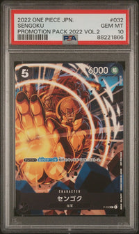 2022 One Piece JPN.: P-032 Sengoku (Promotion Pack 2022 Vol.2) PSA GEM MT10