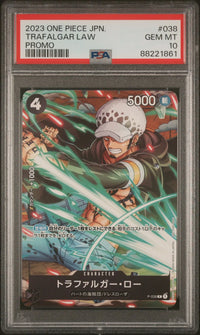 2023 One Piece JPN.: P-038 Trafalgar Law (Promo) PSA GEM MT10