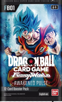 DragonBall Super Card Game Fusion World: “Awakened Pulse”  12 Cards Single Booster (FB01/Ed. Ing)