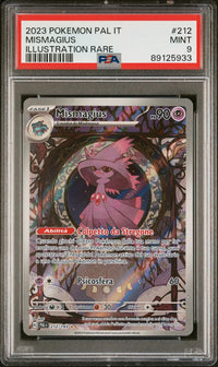 2023 Pokémon PAL IT: 212 Mismagius (Illustration Rare) PSA MINT 9
