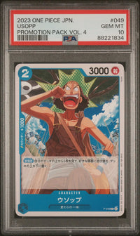 2023 One Piece JPN.: P-049 Usopp (Promotion Pack Vol.4) PSA GEM MT10