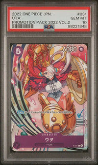 2022 One Piece JPN.: P-031 Uta (Promotion Pack 2022 Vol.2) PSA GEM MT10