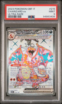 2023 Pokémon OBF IT: 215 Charizard-EX (Ultra Rare) PSA MINT 9