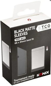 Konix Sleeve Black Matte Non Glare Standard Size (100pcs)